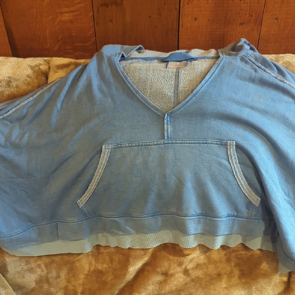 Free People Movement Poncho Style Sweatshirt